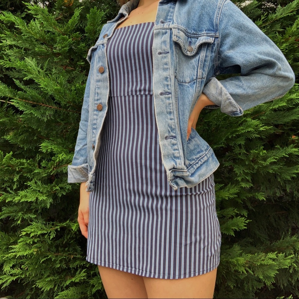 striped dress